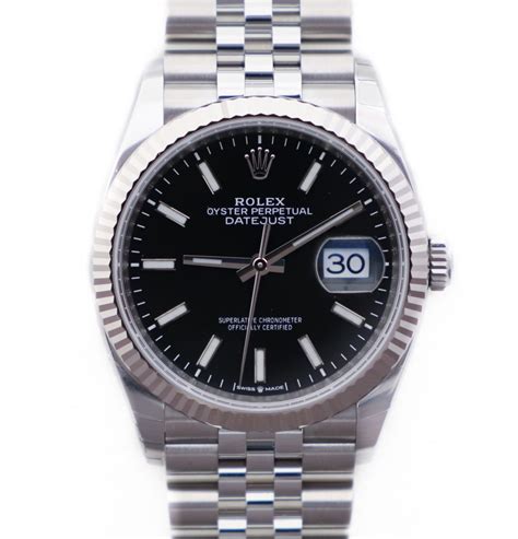 rolex datejust 36 nero|rolex datejust 36mm price.